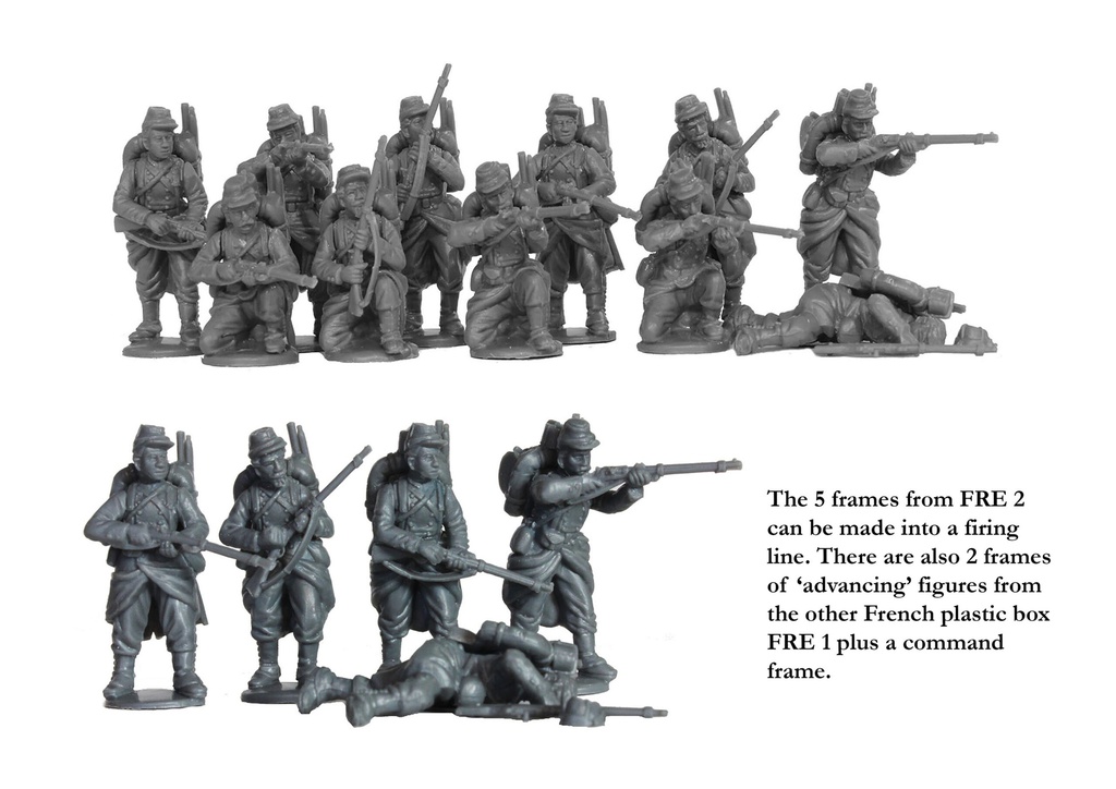 [ PERRYFRE2 ] Franco-Prussian War French Infantry firing line