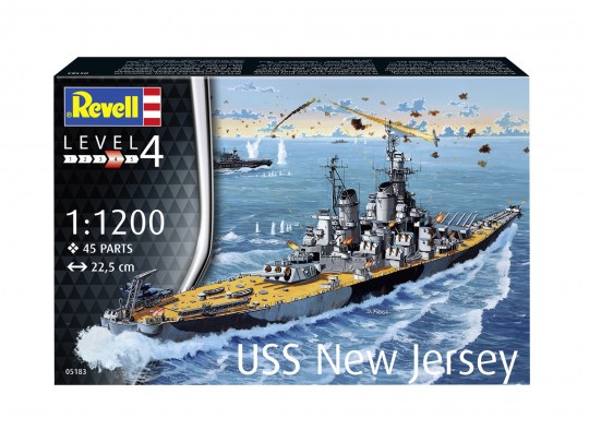 [ RE05183 ] Revell USS New Jersey 1/1200