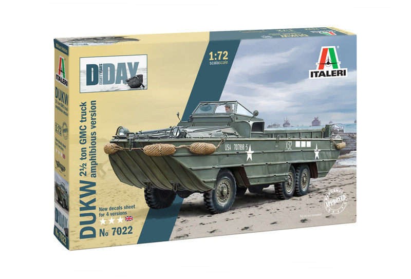 [ ITA-7022 ] DUKW 2 1/2 ton GMC truck amphibious version &quot;D-Day 80° Anniversary&quot; 1/72