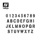 [ VALLET002 ] Vallejo Stamp Font 125x125 1/35