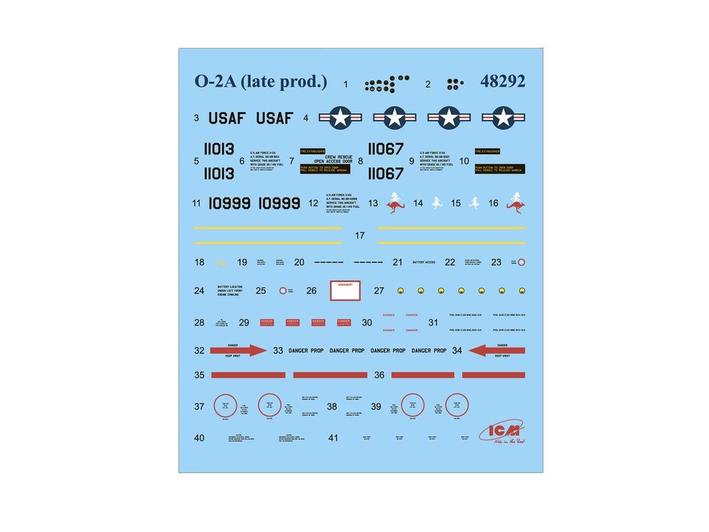 [ ICM48292 ] ICM O-2A (late production) USAF Observation Aircraft 1/48