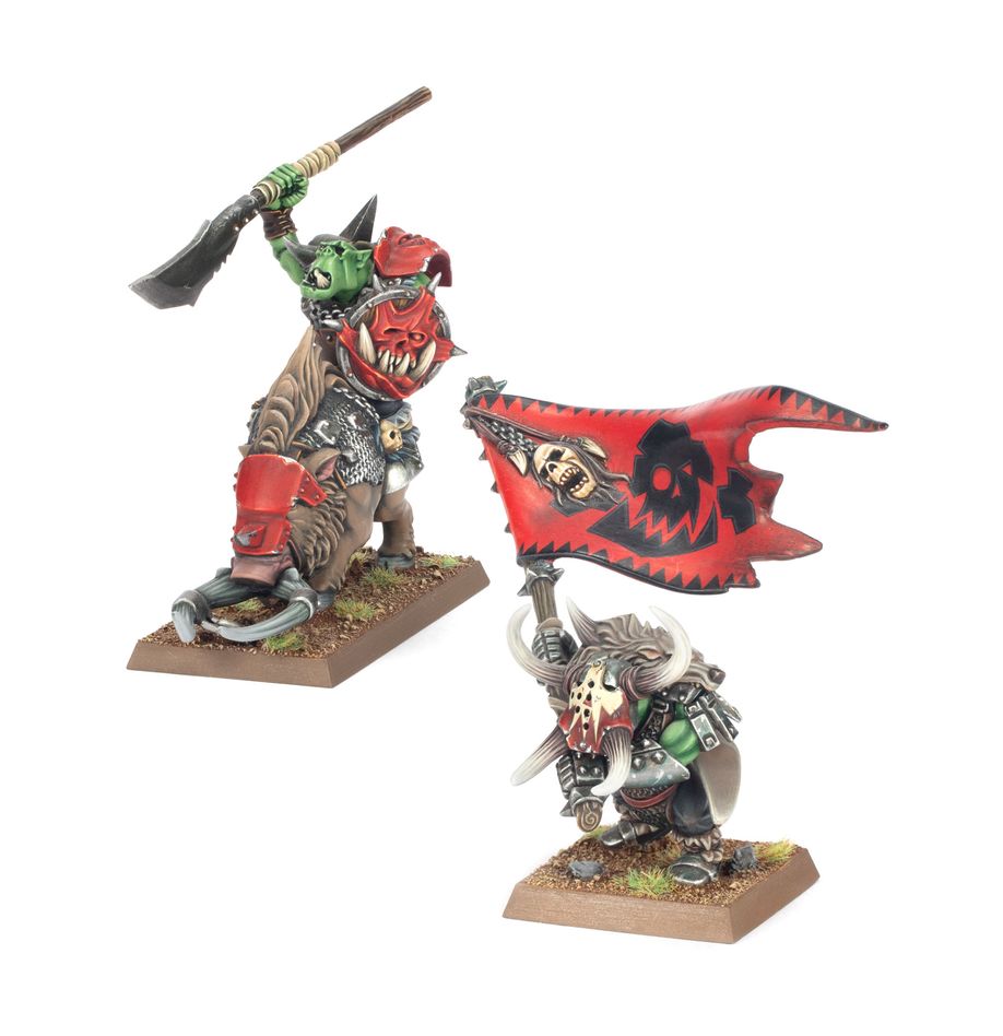 [ GW09-01 ] THE OLD WORLD: ORC & GOBLIN TRIBES: ORC BOSSES (Leverbaar vanaf 6/4)