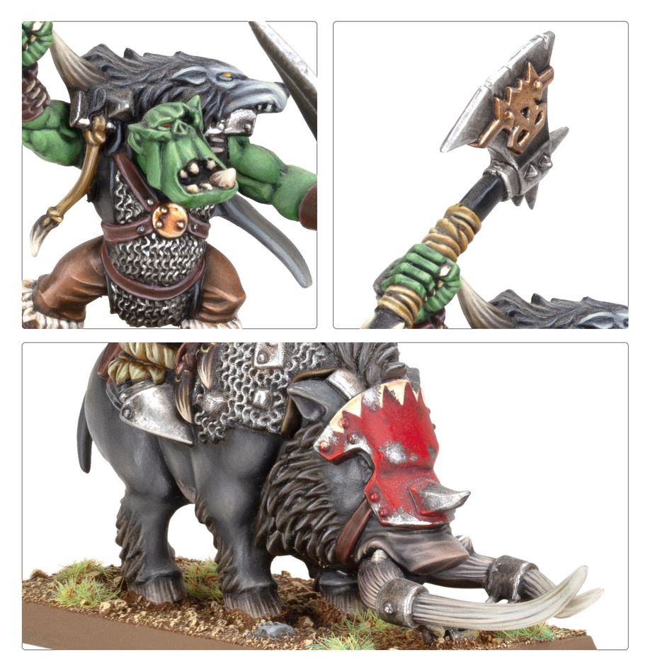 [ GW09-01 ] THE OLD WORLD: ORC & GOBLIN TRIBES: ORC BOSSES (Leverbaar vanaf 6/4)