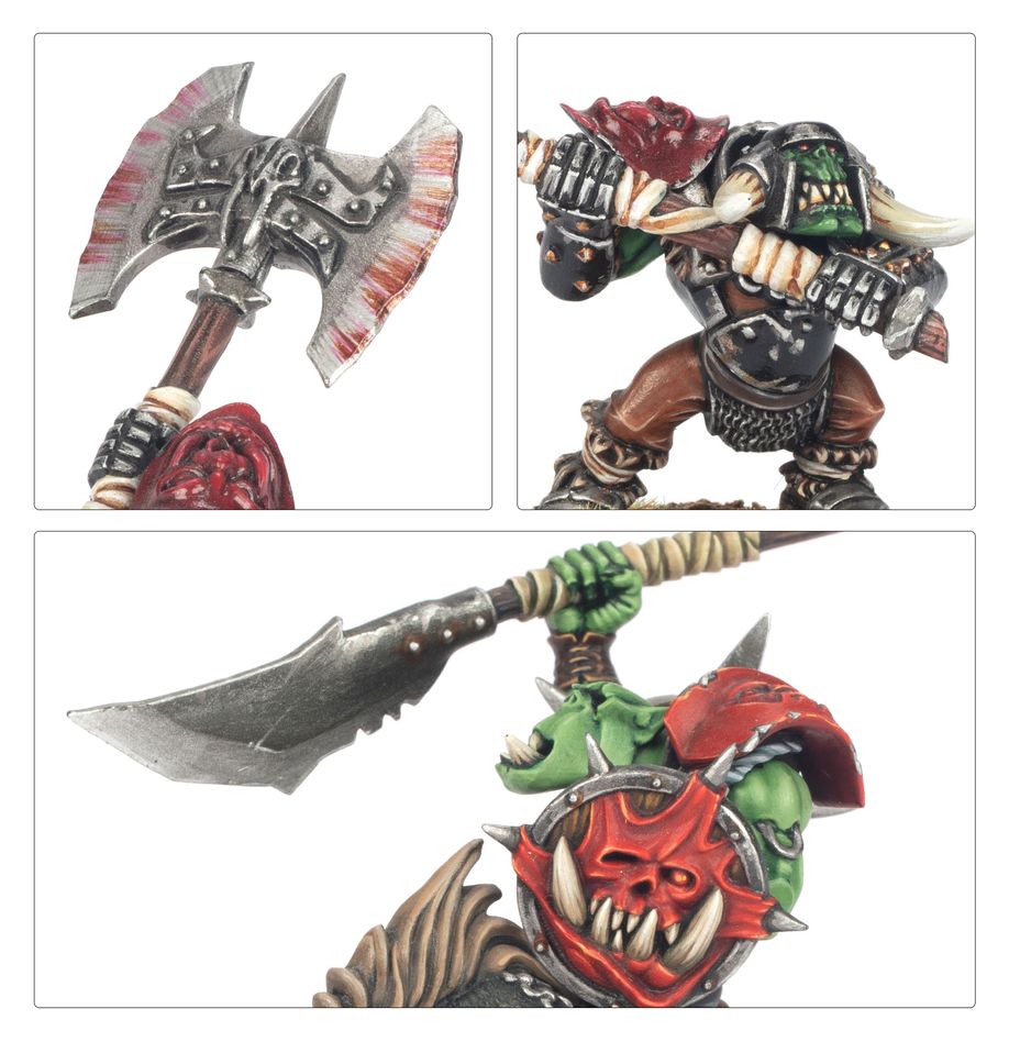 [ GW09-01 ] THE OLD WORLD: ORC & GOBLIN TRIBES: ORC BOSSES (Leverbaar vanaf 6/4)