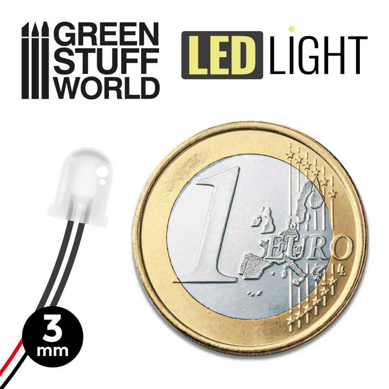 [ GSW3822 ] Green Stuff World 3mm Leds Warm White