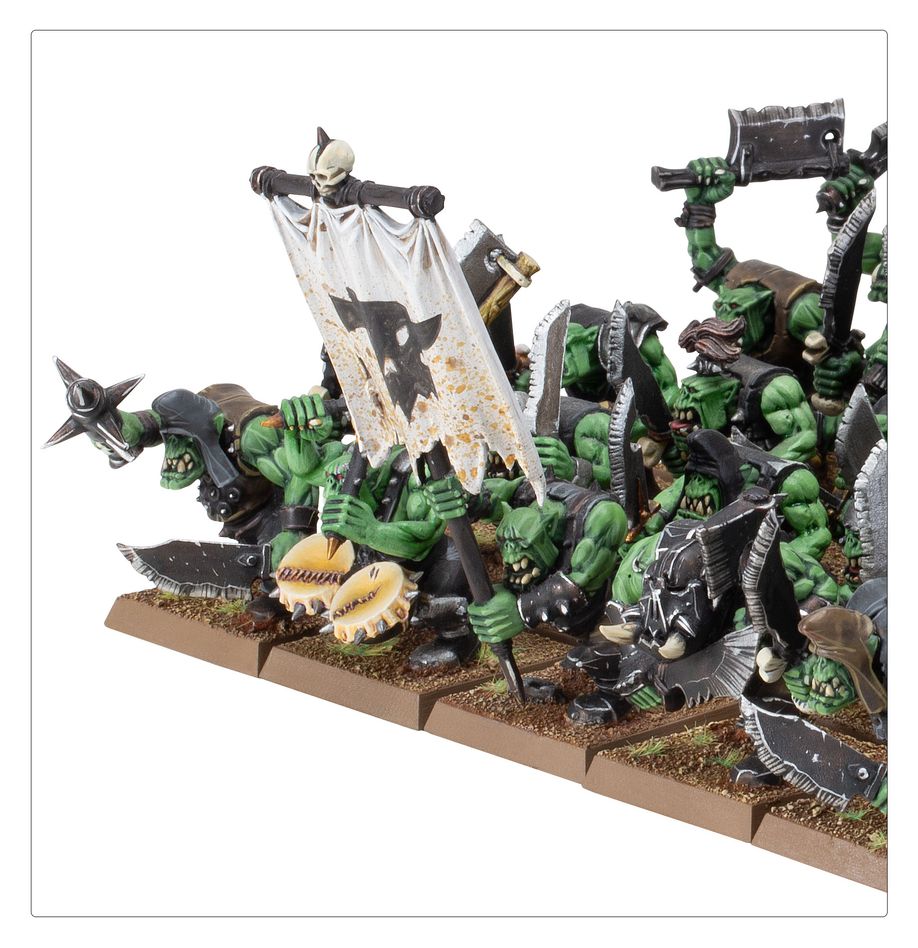 [ GW09-02 ] THE OLD WORLD: ORC & GOBLIN TRIBES: ORC BOYZ MOB (Leverbaar vanaf 6/4)