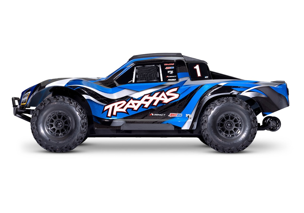 [ TRX-102076-4BLUE ] Traxxas MAXX SLASH 6S SHORT COURSE TRUCK - BLUE - trx102076-4blue