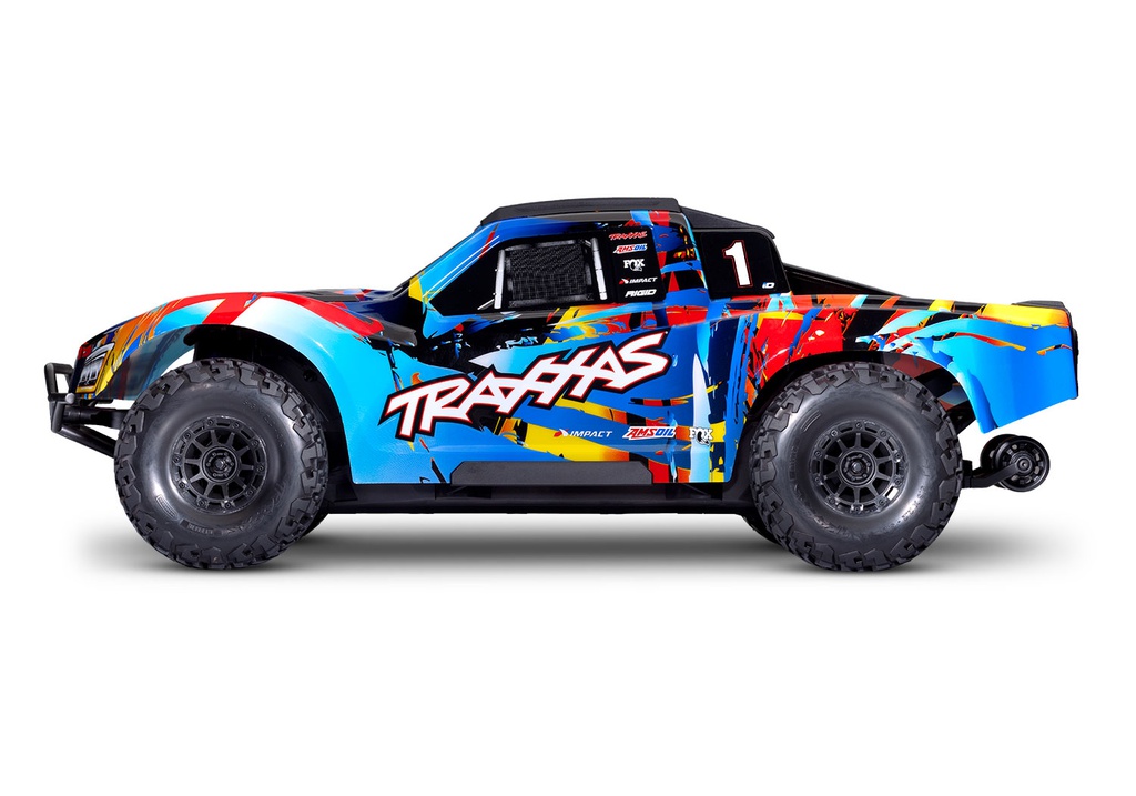 [ TRX-102076-4BLUE ] Traxxas MAXX SLASH 6S SHORT COURSE TRUCK - BLUE - trx102076-4blue