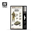 [ VAL70204 ] Vallejo british armour & infantry paint set WWII (6x17ml)
