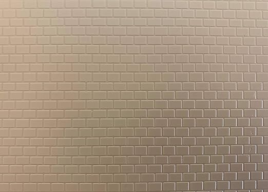 [ PL0413 ] Slaters'plastikard  2 mm paving grey 18 x 30cm 1/200