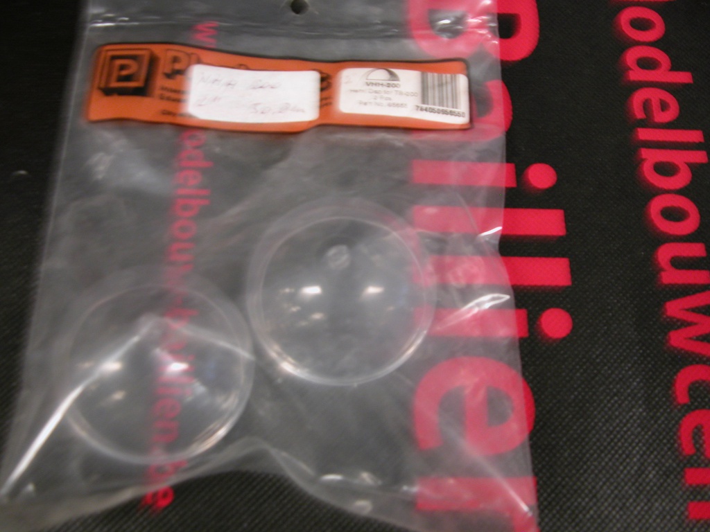 [ PLA95855 ] Plastruct koepel VHH-200 2 stuks