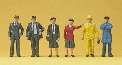 [ PRE10244 ] Preiser Cheminots Belges  1/87  HO