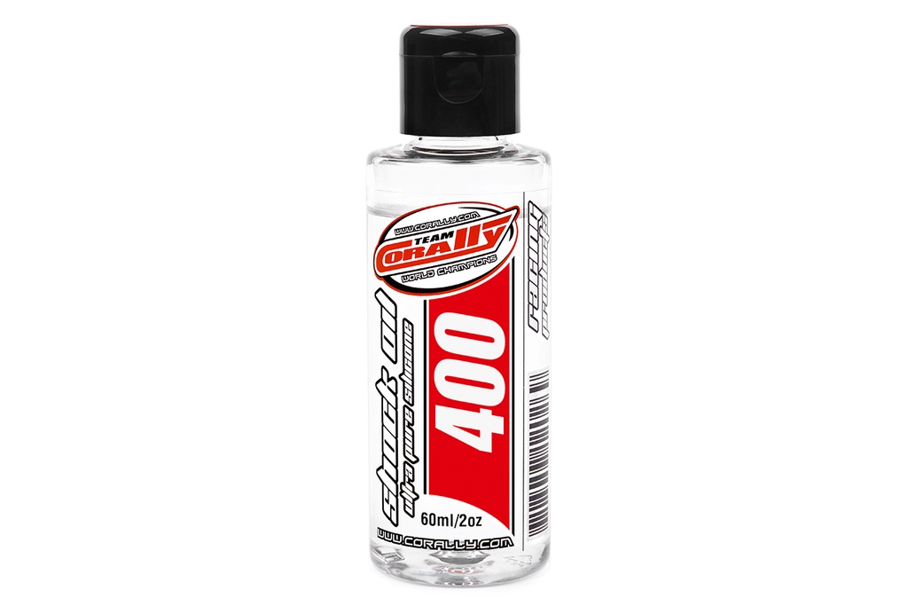 [ PROC-81240 ] Team Corally - Shock Oil - Ultra Pure silicone - 400 CPS - 60ml / 2oz 