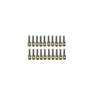 [ BBF285 ] Billingboats steuntje messing met 1 gaatje / eye bolt 6 mm 20 st