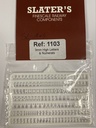 [ SL-1103 ] letters-cijfers 3 mm white