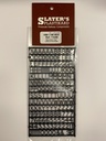 [ SL-1108B ] Slater's Plastikard Letters en cijfers 8 mm zwart