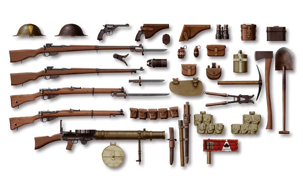 [ T32409 ] Tamiya 1/35 WWI British Inf. & Equip.