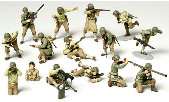 [ T32513 ] Tamiya 1/48 US Infantry GI Set