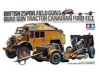 [ T35044 ] Tamiya Br. 25 PDR. Gun & Quad Tractor