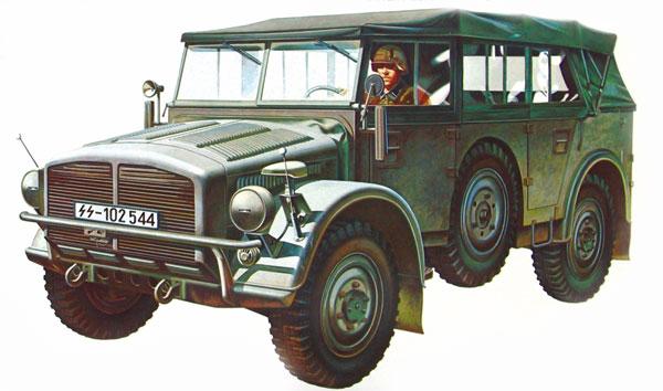 [ T35052 ] Tamiya Ger. HORCH TYPE 1A