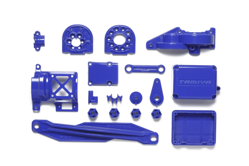 [ T47335 ] Tamiya D Parts  TT-02   motormount  blue