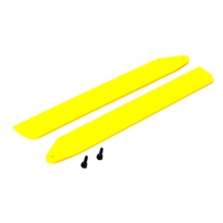 [ BLH3716YE ] Blade Hi-Performance Main Rotor Blade Set, Yellow: 130 X 