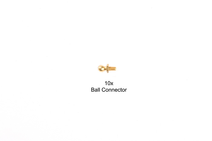 [ T50592 ] Tamiya 5mm Ball Connector  (messingkleur) 10 pcs