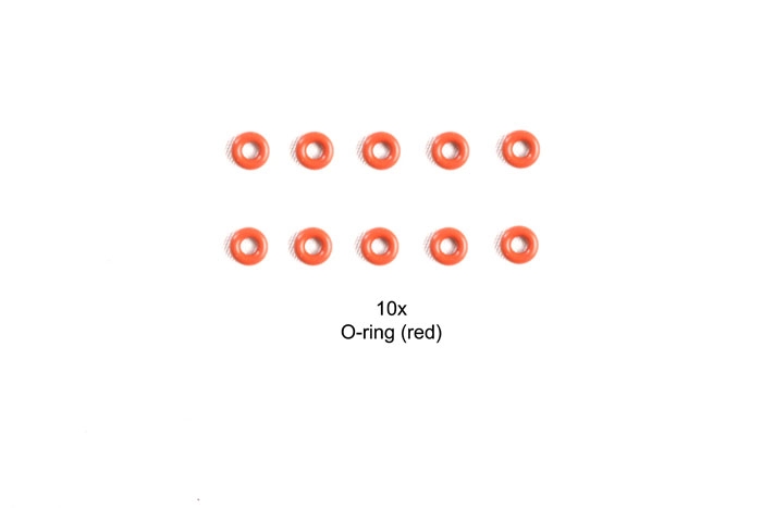 [ T50597 ] Tamiya Damper O-Ring(Red) 10st