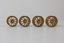 [ T51022 ] Tamiya M-Narrow 10-Spoke Wheels offset 0   (4pcs)