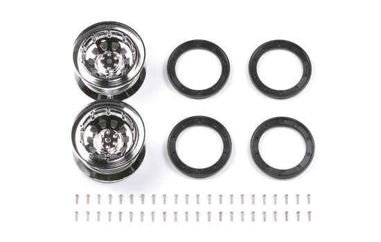 [ T54101 ] Tamiya CR-01 Plated Stand. Wheel Off0