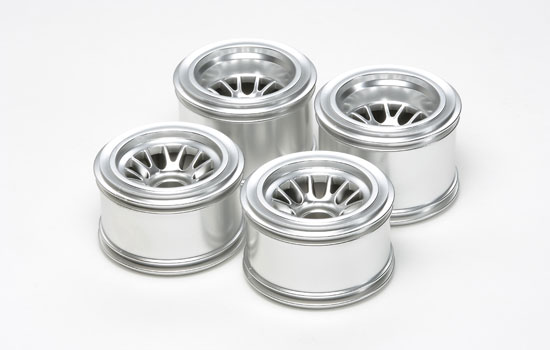 [ T54201 ] Tamiya F104 Plated Mesh Wheel Rubber Tires