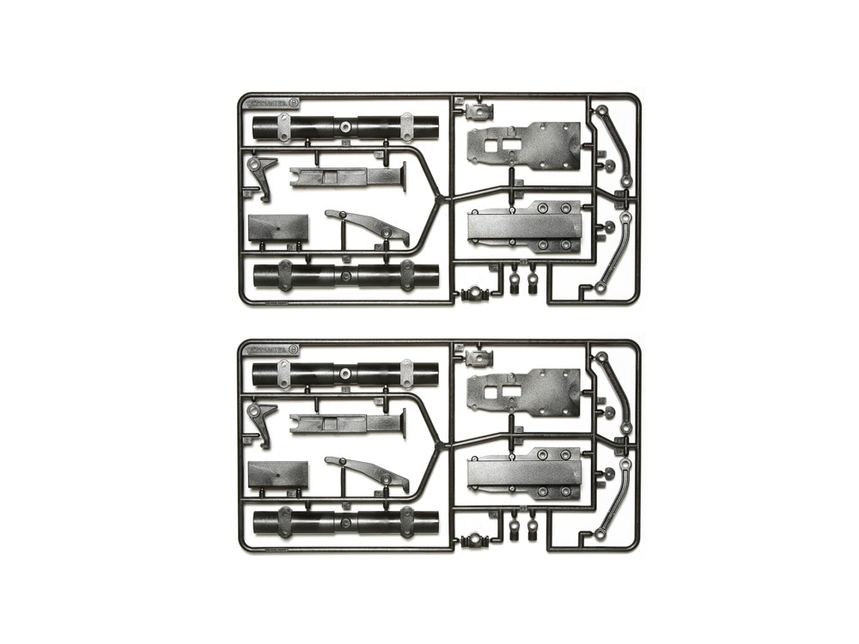[ T56525 ] Tamiya carbon reinforced matte finish Axle for Semi-Trailer