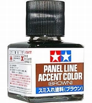[ T87132 ] Tamiya Panel Line Accent Color Brown 40ml