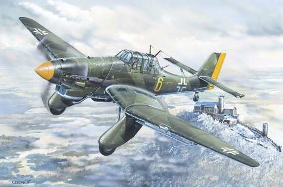 [ TRU02420 ] TRUMPETER Luftw.Ju 87D "Stuka" 1/24 
