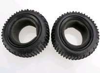 [ TRX-2470 ] Traxxas Tires, Alias 2.2" (rear) (2)/ foam inserts (Bandit) (soft compound) -TRX2470 
