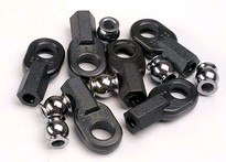 [ TRX-2742 ] Traxxas Rod ends, long (6)/ hollow ball connectors (6) -TRX2742 