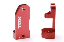 [ TRX-3632X ] Traxxas Caster blocks, 30-degree, red-anodized 6061-T6 aluminum (left & right) -TRX3632X