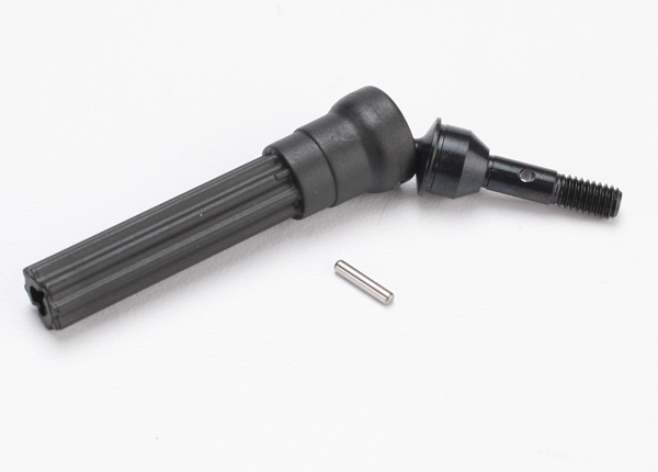 [ TRX-7251 ] Traxxas Driveshaft assembly, outer (1) (fits front & rear, stub axle side) 