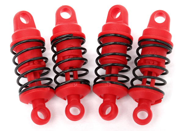[ TRX-7560 ] Traxxas shocks oil less with springs (4)