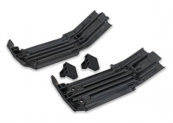 [ TRX-7744 ] Traxxas Skidplate, front (1), rear (1)/ rubber impact cushion (2)  - TRX7744