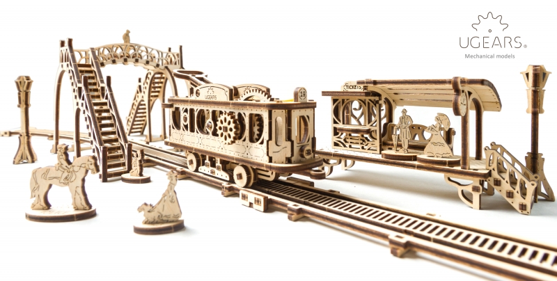 [ UGEARS4820184120570 ] Ugears Tramline/Tramlijn