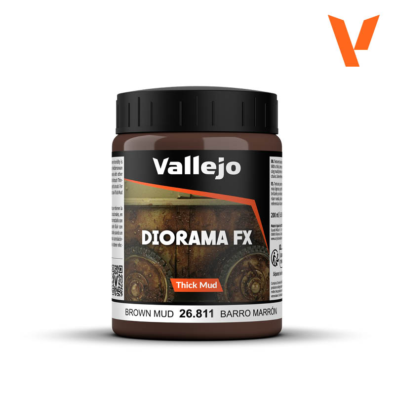 [ VAL26811 ] Vallejo Brown Thick Mud 200ML