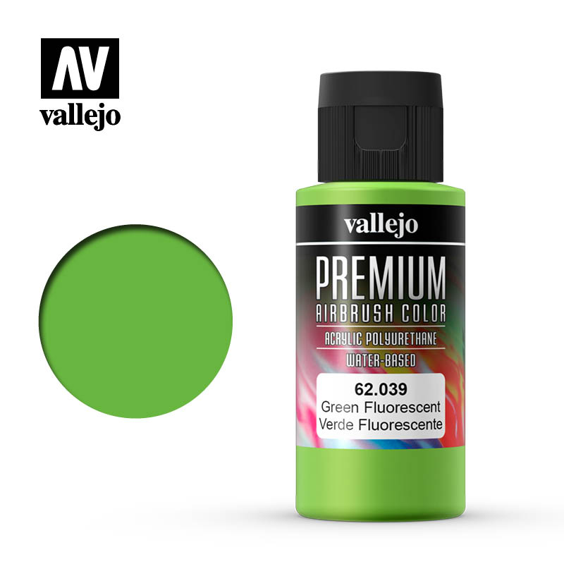 [ VAL62039 ] Vallejo Green Fluo premium 60ml