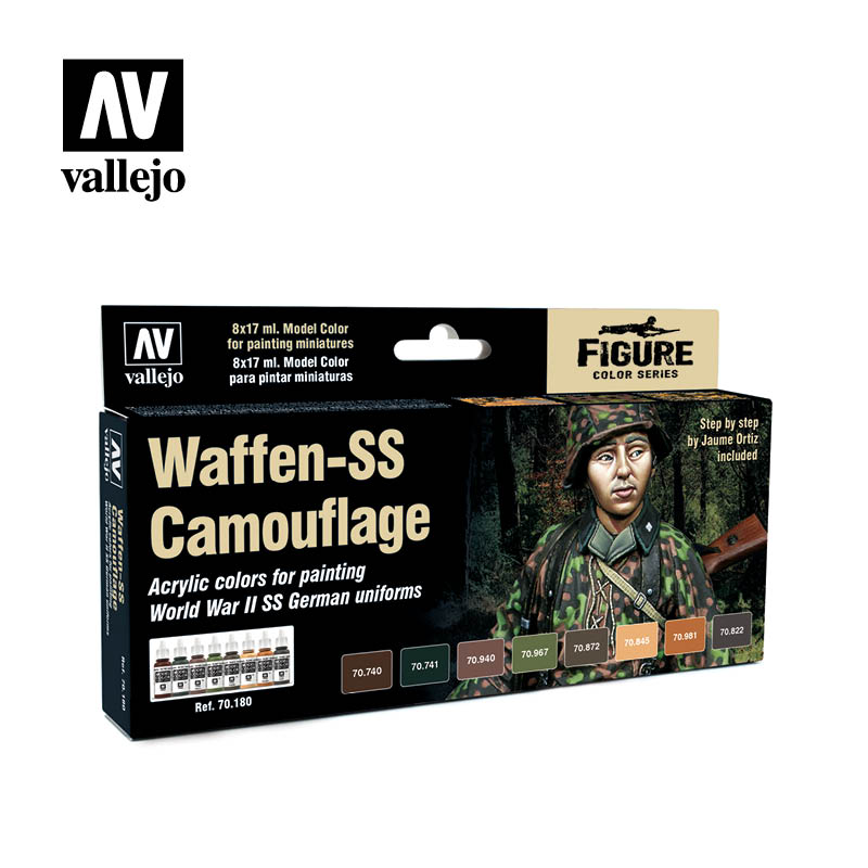 [ VAL70180 ] Vallejo Waffen SS Camouflage (8) by Jaume Ortiz