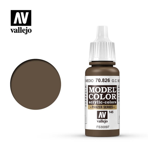 [ VAL70826 ] Vallejo Model Color German Cam.Med.Brown