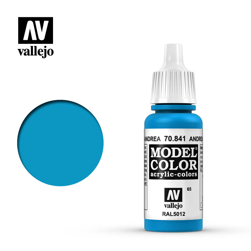 [ VAL70841 ] Vallejo Model Color Andrea Blue 17ml