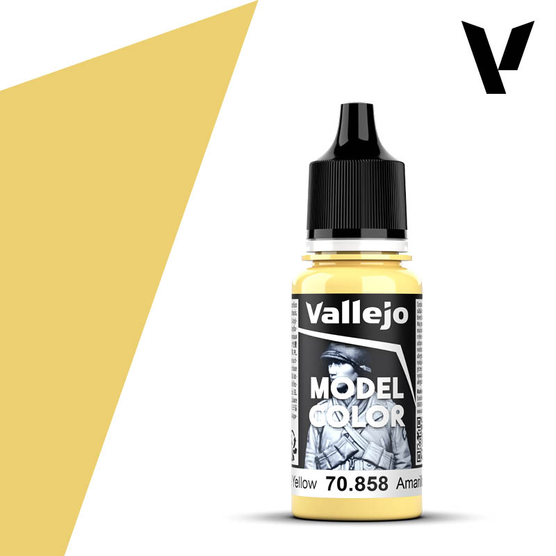 [ VAL70858 ] Vallejo Model Color Ice Yellow 18ml
