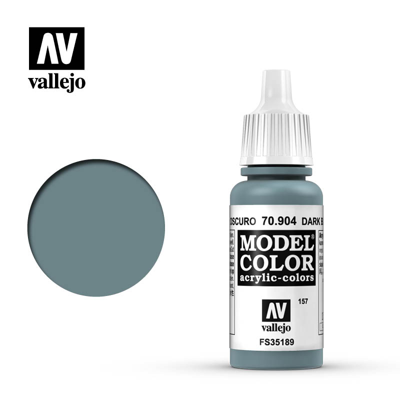 [ VAL70904 ] Vallejo Model Color Dark Blue Grey 17ml  nml