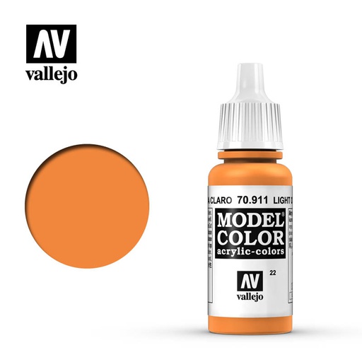 [ VAL70911 ] Vallejo Model Color Light Orange 17ml