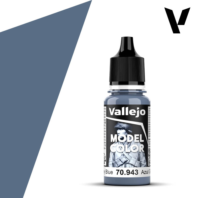 [ VAL70943 ] Vallejo Model Color Grey Blue 18ml